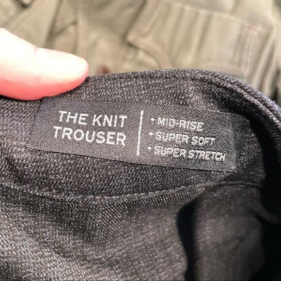 LVPL Stitchfix Grey Knit Trouser Mid Rise Super Soft Dress Pants Womens 27 - Picture 8 of 8